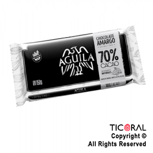 CHOCOLATE AGUILA 70% CACAO  X 150 GRS x 1
